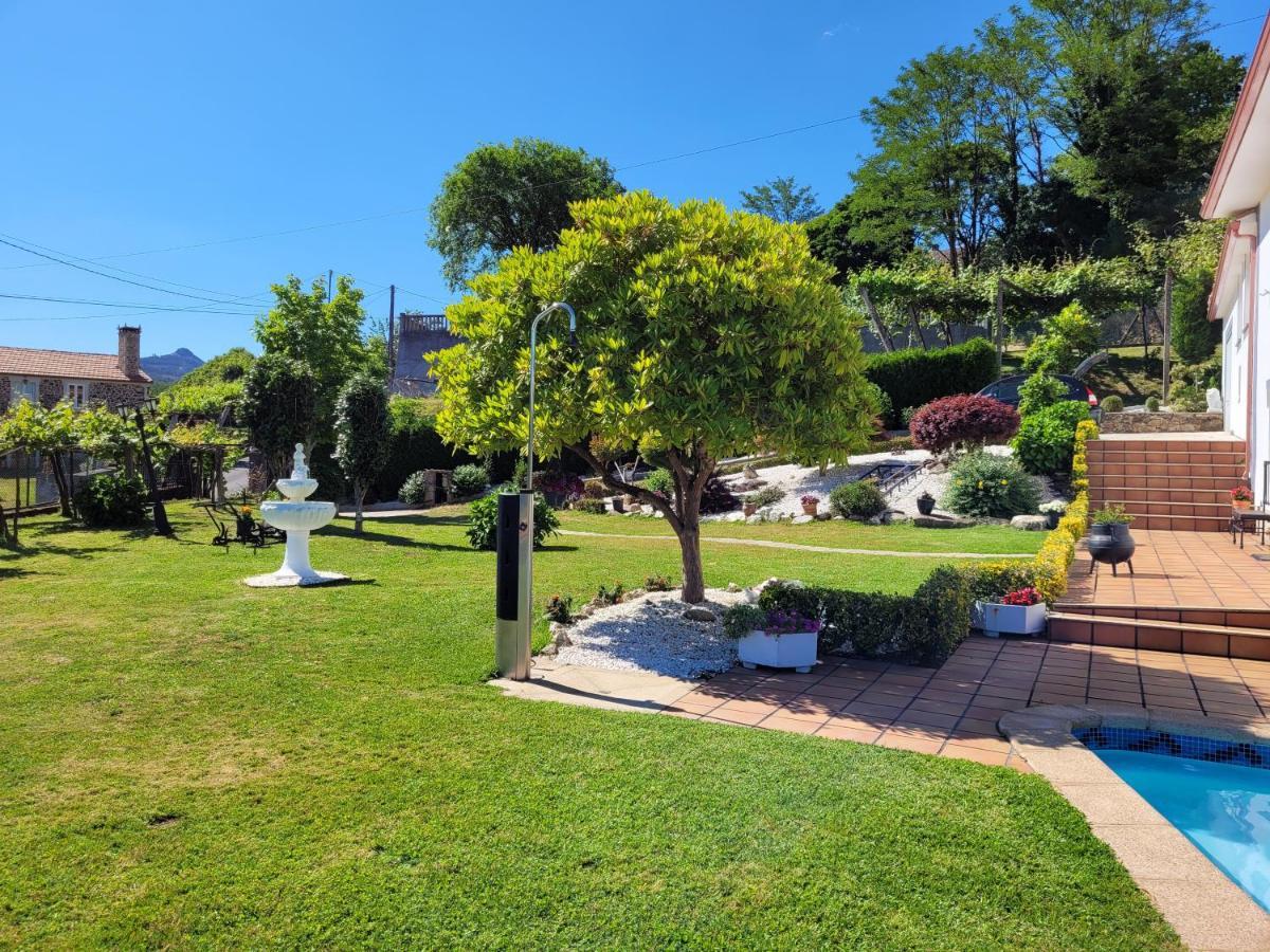 Casa Tarrio Con Piscina - Santiago De Compostela Βίλα Boqueixon Εξωτερικό φωτογραφία
